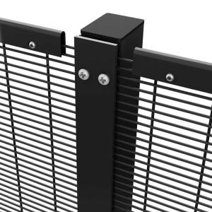 China 1.8*2.4m 358 Wire Mesh Fence High Security Anti Climb Powder Coated Clear Vu factory
