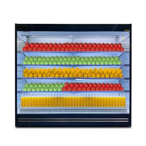 Larg Right Angle R22a Deep Display Freezer Multideck Open Chiller