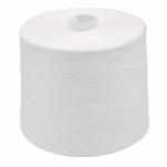 Raw White Spun Polyester Yarn 50 / 2 Good Fastness Superior Durability