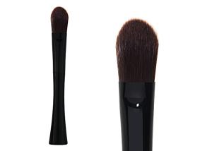 China Full Black Concealer Blending Brush 40mm Goat Hair 55mm Handle No Irritate factory