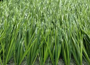 China High Shock Absorption 50mm Custom Size Outdoor Landscape Synthetic Artificial Turf For Soccer Sports Field factory