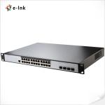 Up To 400 Watts 24 Port L3 Switch 4 10Gigabit SFP+ Fiber Port