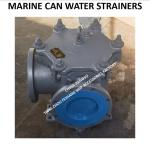 IMPA872010 Marine Can Water Strainer 5K-200A S-TYPE JIS F7121-1996 Flange cast
