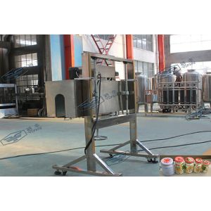 China 3000BPH Bottle Labeling Machine Hot Wind Function Easy Adjustable Height factory