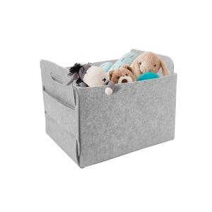 China Polyester Collapsible Felt Storage Basket 13.8&quot;X10.2&quot;X8.6&quot; factory