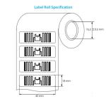 UHF RFID Inlay Tag 860MHZ To 960MHZ UHF Dry Inlay 8