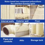 Heat Insulation Materials PU Foam Chemical Spraying Foam