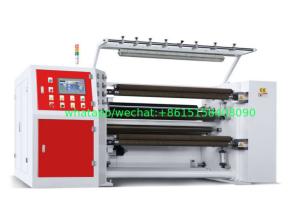 China 350MPM Shaftless Unwinding Thermal Paper Slitting Machine PLC Mitsubishi Delta Inverter factory