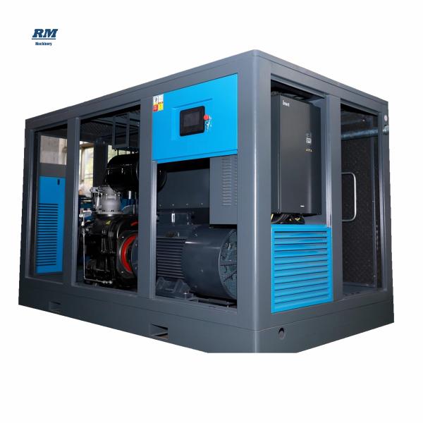 30kw 7Bar Energy Saving Two Stage Electric Screw Air Compressor big air flow for