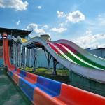 Large Amusement Speed Water Slides Water Park Slide For Adult Anti Static