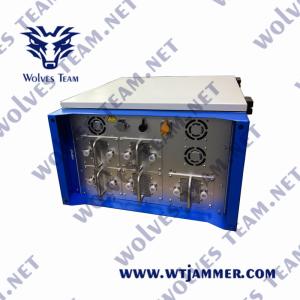 China 500m Military Signal Jammer Adjustable High Power 600W To 1200W factory
