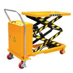 Height 1m Scissor Trolley Lift 1000KG 1 Ton Hydraulic Table Trolley