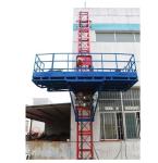 Outside Wall Mast Climber Scaffolding Single And Double Cage