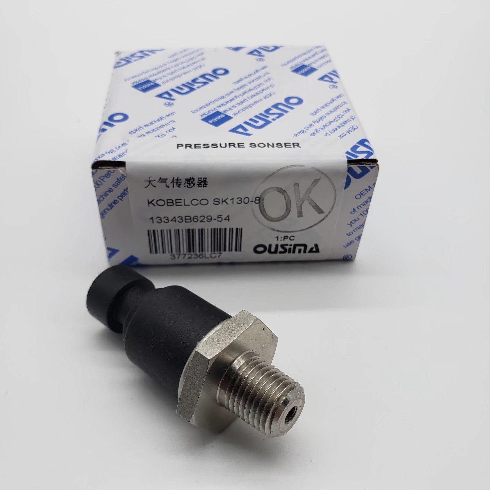 OUSIMSA Pressure Sensor 13343B629-54 Excavator Electrical Parts For Excavator COBELCO SK130-8