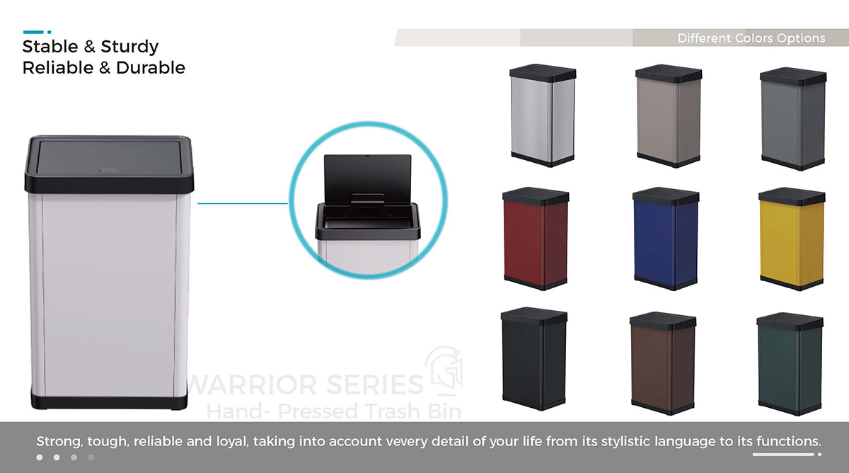 Save Shipping Costs with Detachable Multi-capacity Household sealed Stainless Steel Trash Cans