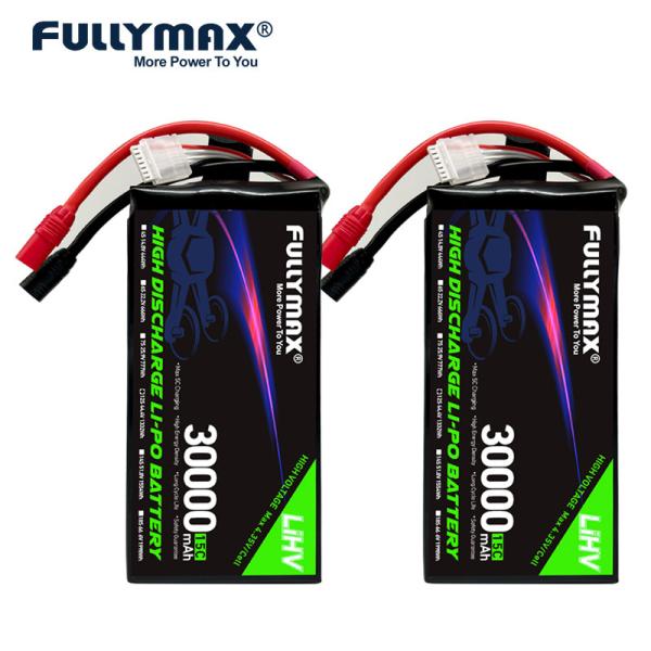30000mAh 12 Cell Lipo Battery 12S 44.4V 15C EVTOL Agriculture Drones Underwater