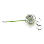 Green Small Metal Measuring Tape 80 Inches 2m With Transparent ABS Plastic