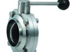 1" X0.065" Hygienic Butterfly Valves For High Temperature Pipe System