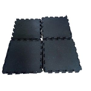 Portable Interlocking Rubber Floor Tiles 1000X1000X15mm Interlocking Exercise