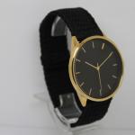 Fashion watch , Wrist watch with Japan Movement Perlon Strap Stainless steel