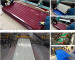 Thickness 0.12-1.2mm Z61-Z90 Coating Sample Free IBR White Roofing 22 Gauge 26