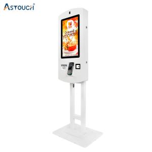 China Sturdy Self Payment Kiosk 32 Inch Self Service Kiosk Restaurant RoHS factory