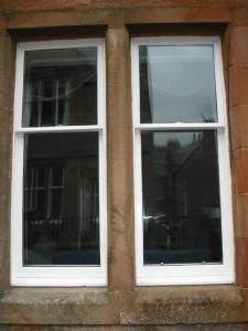 China Aluminum Sliding Box Sash Windows With Double Glazed Combustion - Retarding factory
