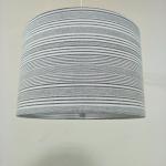 Tiny Pinstripes Fabric Pendant Light Shades