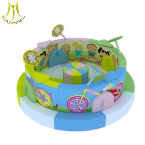 China Hansel commercial play equipment toddlar soft play item soft carousel games for kids factory