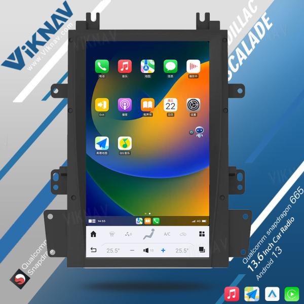 Touch Screen GPS Navigation Cadillac Escalade Radio Replacement 2008-2012