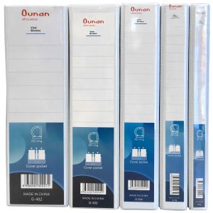 Office School Stationery PVC File Folder with 4 Ring Binder and Customizable A4