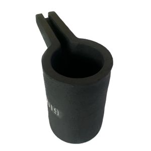Heat Resistant SiC Graphite Crucible With Pouring Nozzle