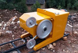 China 18.5 KW Diamond Wire Saw Cutting Machine For Reinforced Concrete Cutting factory
