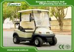 Beige 2 Passenger Electric Club Car Golf Cars 48v Trojan Battery