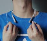 Bluetooth 4.1 Neck Hung Sport Bluetooth Headset Super long standby Earphone