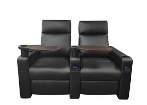 China Modern Full Electric Recline Armchair Genuine Leather Home Theater Seating factory