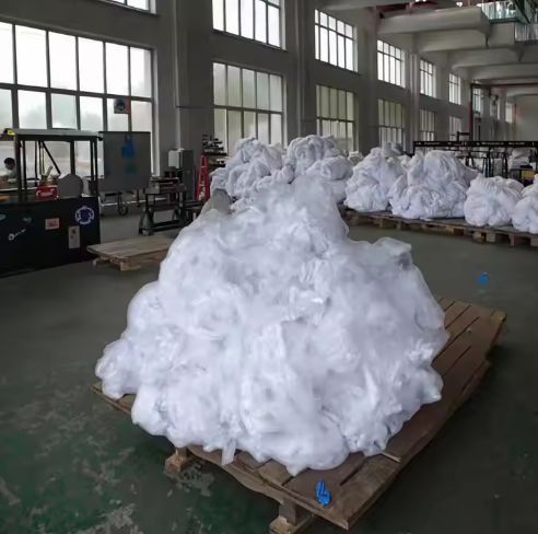 China Sustainable White Nylon 6 Fiber ISO9001 Compliant for Apparel on sale