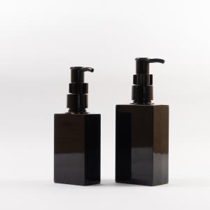 China 100ml 150ml PETG Square Flat Plastic Bottle For Facial Cleansing factory