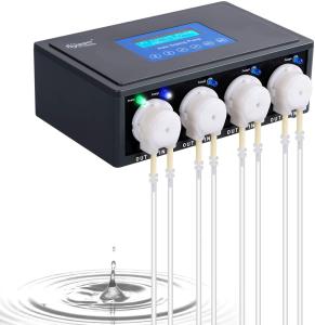 China 4 Channel Aquarium Dosing Pump DC12V With 8 Titration Hoses factory