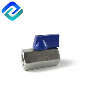 China 1000Wog Female To Female Thread Mini Casting Ball Valve factory
