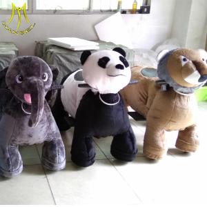 China Hansel carnival plush toy unicorn zoo riders animal electric mountable for children factory