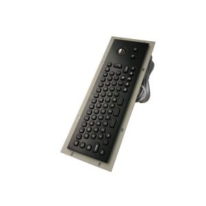 Panel Mount Marine Keyboard With Trackball , Mini 68 Black Keys Portable Usb