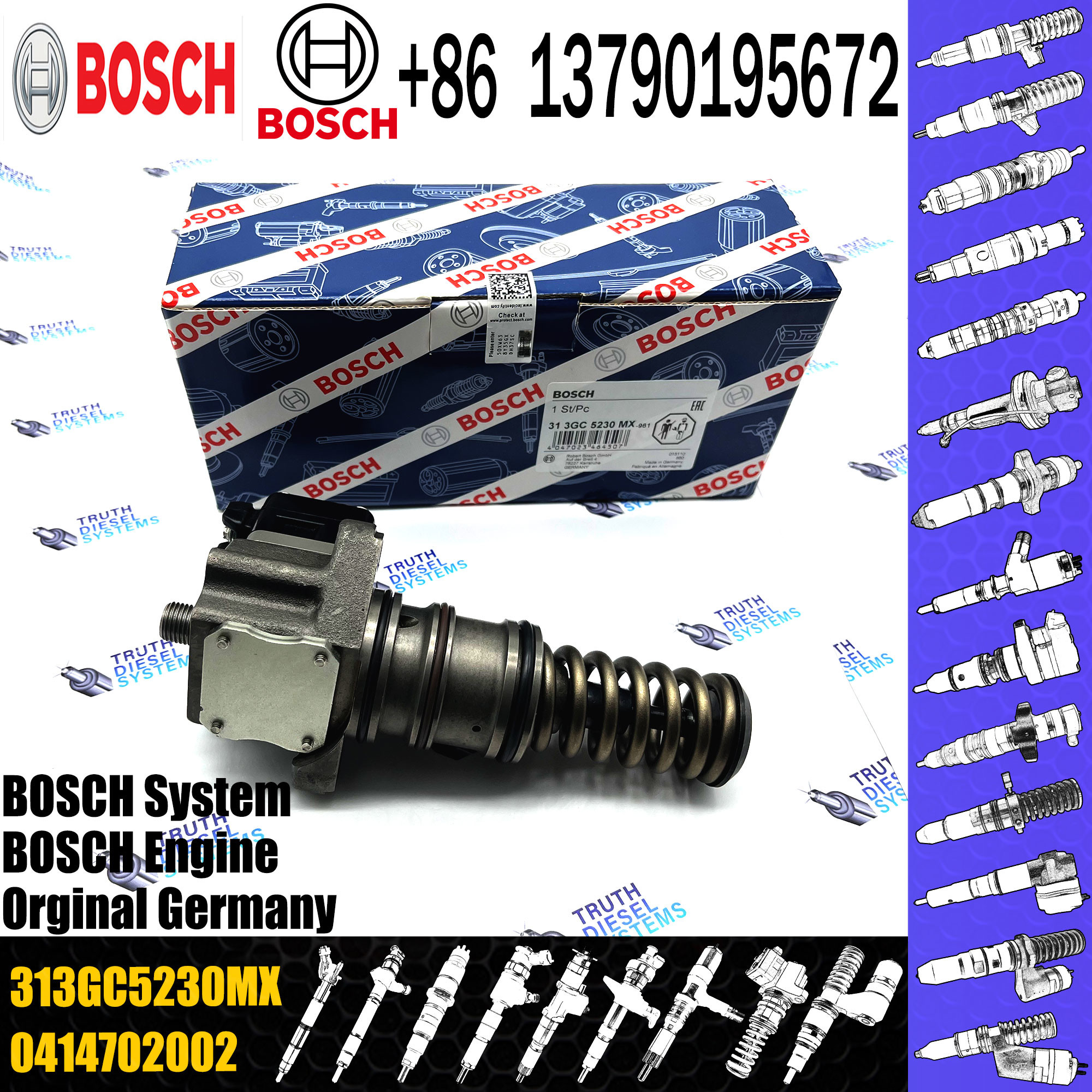 Injector Pump 313GC5230M 313GC5230MX For DAF XF95 95XF 480 CF75-85