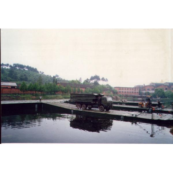 China L6m Passage Tempoary Floating Bridge Steel Trestle Bridge factory