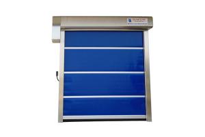 China 3 Phrase Exterior High Speed Roll Up Door AC 220V - 240V Colorful Plastic Curtain factory