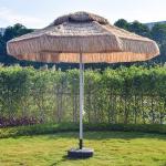 Modern Design Style Middle Pole Umbrella for Outdoor Garden Patio Hotel