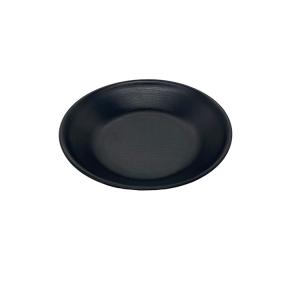 China 4'' Restaurant Melamine Sauce Dish Round Matte Black All Season factory