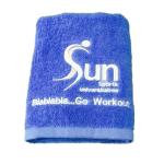 Hot sale blue cotton bath towels for stock pattern sale or logo embroidered
