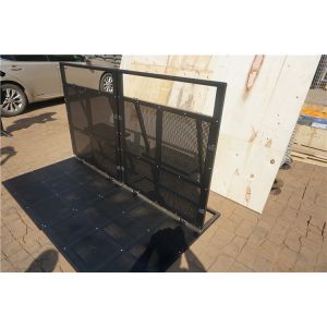 China Professional Custom Crowd Control Barriers , Crowd Safety Barriers 1.2m H X 1.0m W X 1.2m L factory