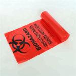 Infectious 10-200mic 33 Gallon Trash Bags , LDPE Biohazard Plastic Bag